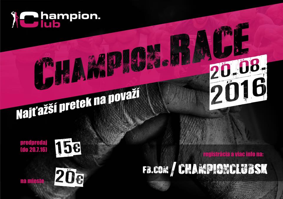 champion.race 2016 plagát